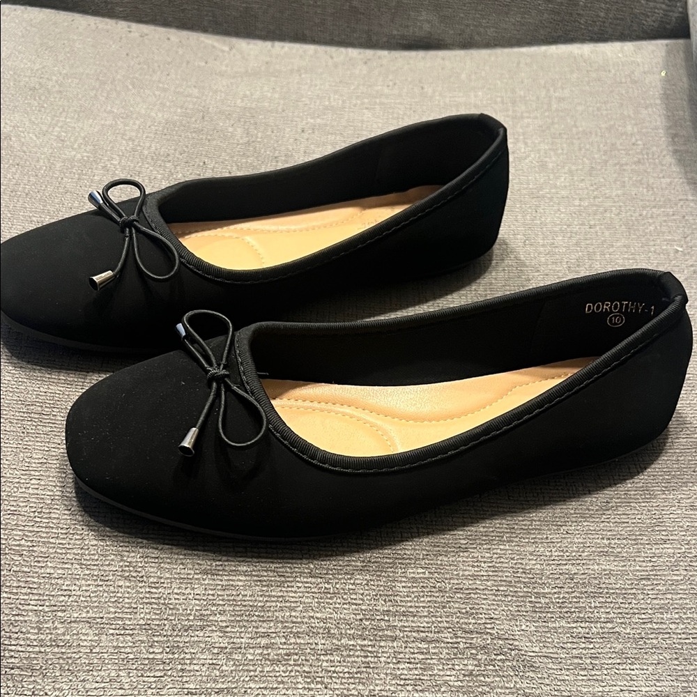 Black Womens Ballet Flats